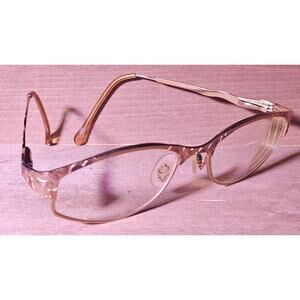 Vintage Cazal Eyeglasses Frames Germany Cat Eye Oval Metal Prescription Glasses